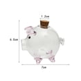thumbnail image 2 of kowaku Glass Piggy Bank, Decorative Statue, Money Storage Bottle Canister, Ideal Birthday Gift for Kids, Beautiful Home Decor, Durable, Transparent, Practical, 2 of 10