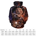 thumbnail image 2 of Horror Freddy Krueger Hoodie 3D Print Pullover Hooded Long Sleeve Sweatshirts Tops Blouse with Pocket for Mens Womens, 2 of 8