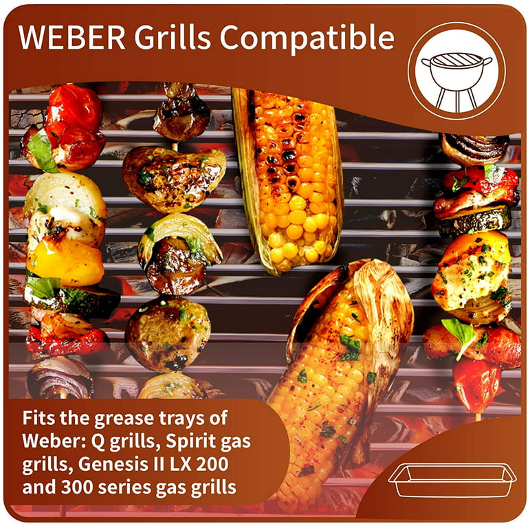 Weber Grills Compatible Drip Pans [30-Pack], Bulk