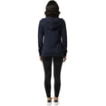 thumbnail image 5 of Women’s Lightweight Cotton Blend Zip Up Hoodie Jacket Navy X-Large, 5 of 9