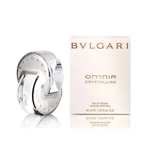 Bvlgari Womens Omnia Cristallisé Eau de Toilette Spray, Argent, 1,33 oz