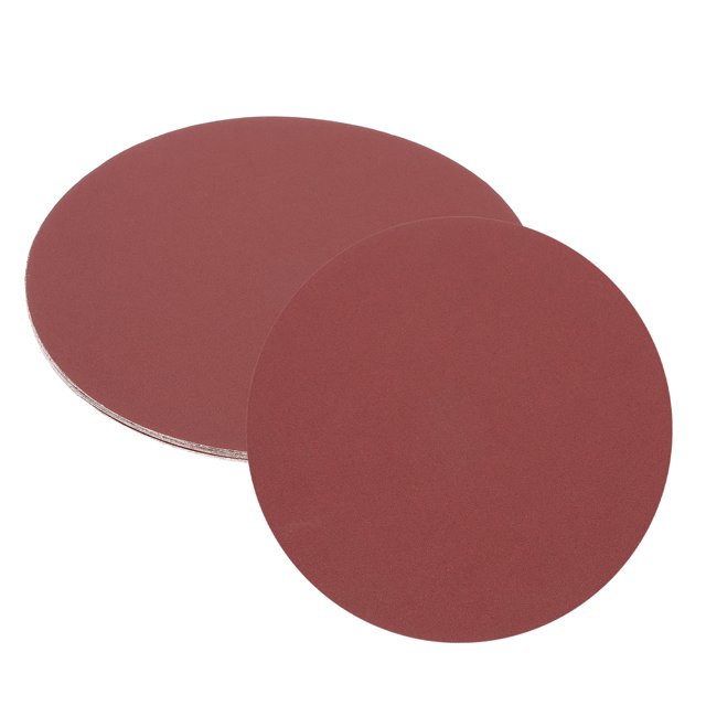 Uxcell 12 Piezas Discos de Lijado PSA de 10 pulgadas 180 Granos Óxido de Aluminio Autoadhesivos