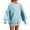 Sky Blue2, variant on BLCHUNen Sweatshirts for Women Fleece Plush Fuzzy Long Sleeve Casual Crew Neck Pullover Winter Warm Tops with Pockets