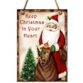 thumbnail image 1 of Árboles De Navidad De Madera Colgante Artesanal De Madera Reutilizable Adornos Navideños Para Interiores O Exteriores Advancent HA043964-07, 1 of 6