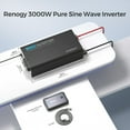 thumbnail image 4 of Renogy 3000W Pure Sine Wave Inverter, Automatic UPS Transfer Switch and Built-in Bluetooth, 6000W Surge Power, 12VDC to 120VAC Solar Inverter, 4 of 8
