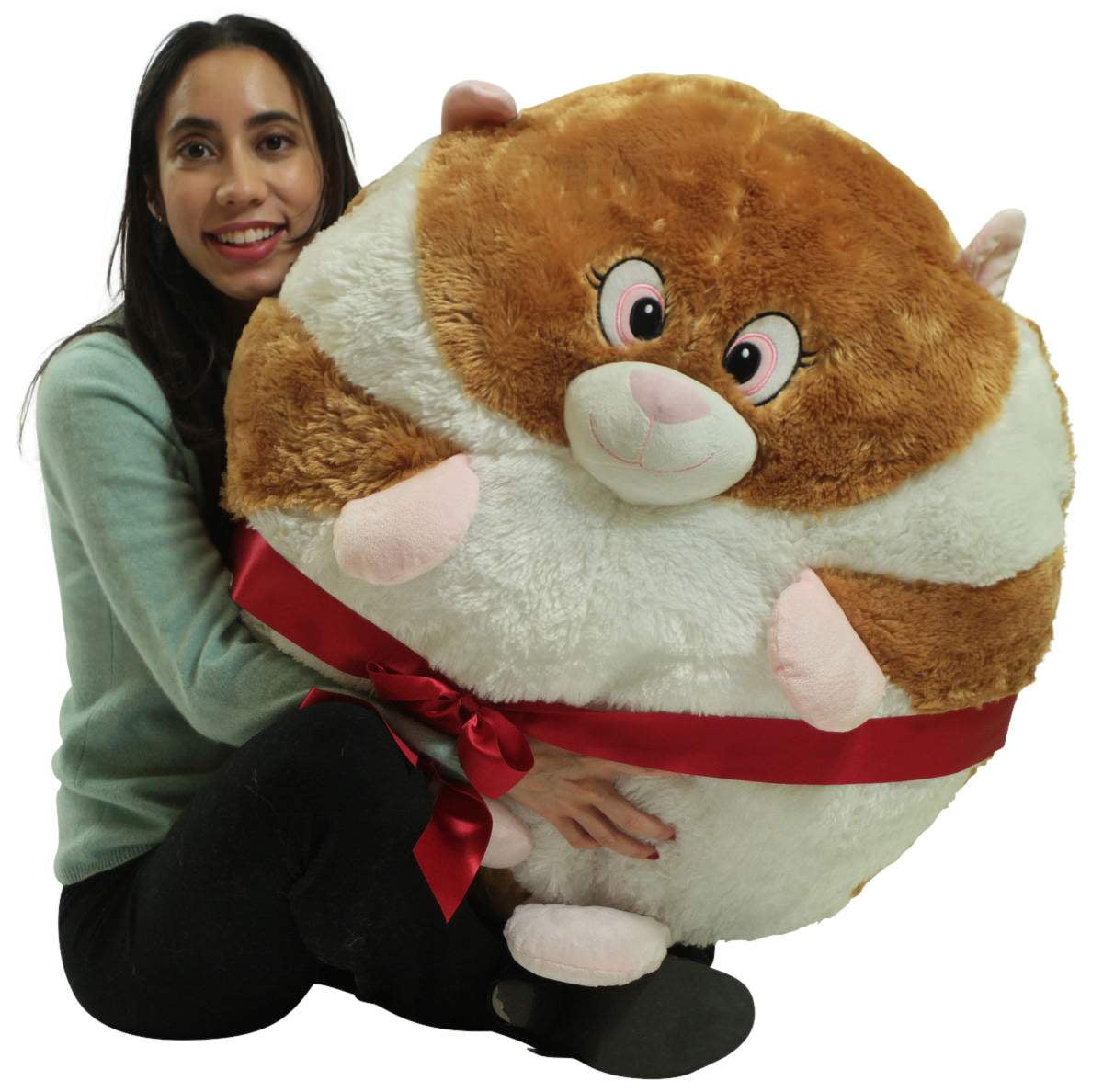 Big Plush Hamster Smush Ball Soft 30 