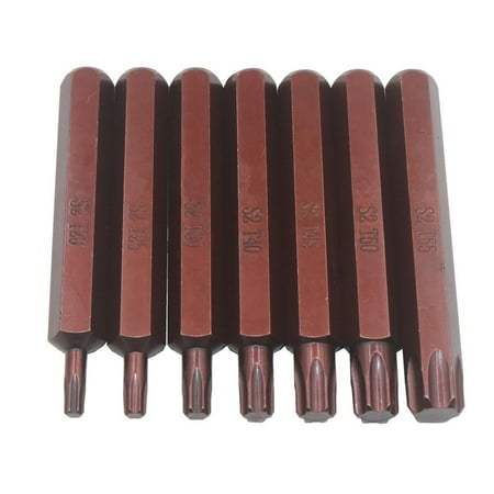 

1PC Torx Star Screwdriver bits 30mm & 75mm Hex Shank T20/T25/T30/T40/T45/T50/T55