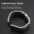 thumbnail image 4 of 20mm Stainless Steel Watch Bands with Straight End Quick Release Watch Bracelet Strap Polished Watchband with Butterfly Buckle Compatible with 20mm Smart/Traditional Watch, 4 of 8
