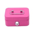 thumbnail image 1 of CUITING 1XMetal Cash Box Money Bank Deposit Steel Tin Security Safe Petty Key Lock AUS H5W1, 1 of 7