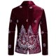 thumbnail image 4 of Nuevo traje de un botón para hombre, traje de estilo étnico, traje de mejor hombre para hombre Pompotops oipoqjl11783, 4 of 7