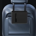 thumbnail image 6 of WEUVEB Black Car Storage Box with Seat Back Organizer Tissue Holder and Trash Container for Cars, 6 of 8