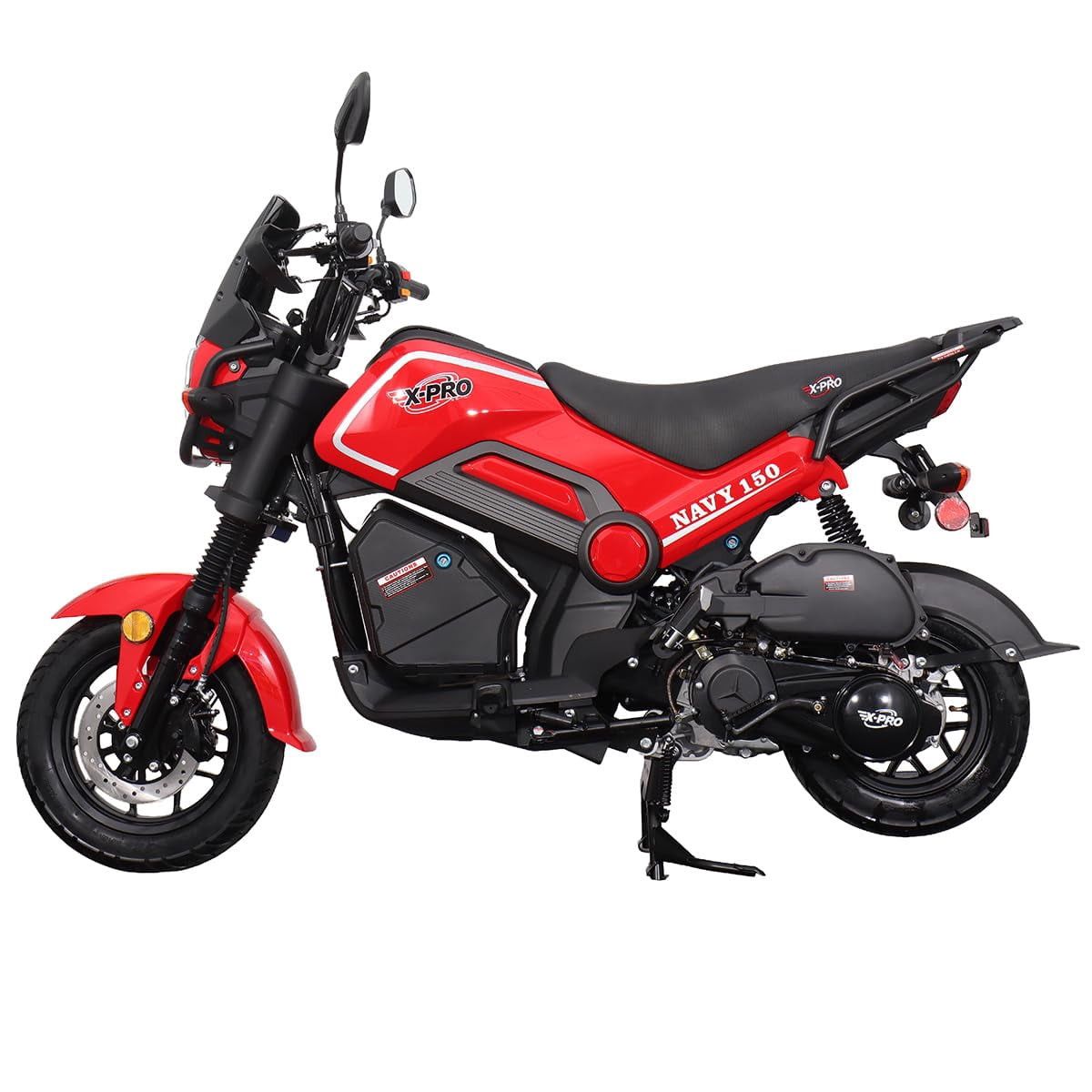 X‑Pro Navy 150cc Automatic Motorcycle – CVT Scooter with Electric & Kick Start, LED Lights, Aluminum Wheels, 149.6cc Air‑Cooled Engine