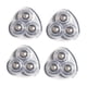 thumbnail image 3 of 4 ruedas giratorias autoadhesivas con rotación de 360 ​​grados para muebles Claro, 3 of 9