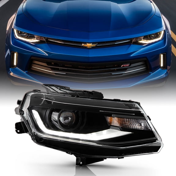 2016-2022 Chevy Camaro HID/Xenon LED DRL Projector Headlight Replacement RIGHT
