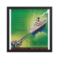 thumbnail image 4 of Gota Canal Sweden's Scenic Line, 1936. Framed Vintage Travel Poster, 4 of 11