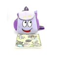 thumbnail image 4 of Dora The Explorer Purple Plush Backpack With Map Kids Toy School Christmas Gifts, 4 of 5