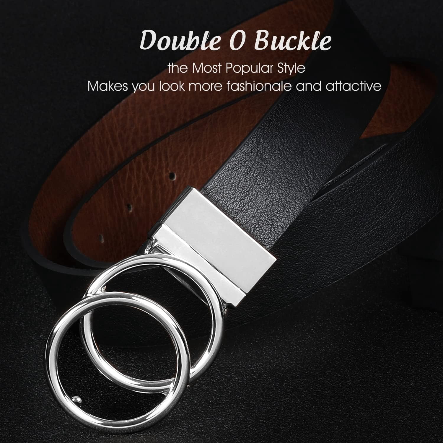 Women Leather Belt, Reversible Belt, Leather Waist Belt for 