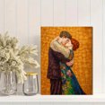 thumbnail image 2 of Klimt The Kiss Golden Canvas Print, Romantic Wall Art for Living Room Bedroom Dining Room Office Hotel Entryway Decor, 2 of 8