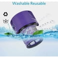 thumbnail image 4 of Pack Washable Reusable Replacement Filter for Dyson V10 Cordless Vacuum Cleaner with Cleaning Brush, 4 of 5