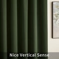 thumbnail image 5 of Cortinas Joydeco de Terciopelo Verde Oliva 260x260 cm 2 Paneles, 5 of 5