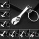 thumbnail image 4 of Llave ajustable, llavero de metal, regla, tornillo de banco, llavero dentado para coche, herramienta colgante, accesorios para llaves, grabado, 4 of 6