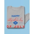thumbnail image 3 of Happy Independence Day 4Th. Sweatshirt Men -Image by Shutterstock, Male Medium, 3 of 4