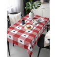 thumbnail image 6 of 4th of July Table Cloth, Independence Day Red White Plaid Blue Star Waterproof Tablecloth for Rectangle Tables, Reusable Washable Fabric Table Cover for Restaurant Kitchen Dining Tables 54"x108", 6 of 6