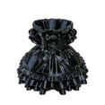 thumbnail image 2 of Princess Dress Desktop Storage Box - 4.3In Plastic Pen Holder, Cute Black Skirt Organizer for Makeup Brushes Pens, Kawaii Vanity Desk Decor Gift for Women and Teens, Desktop Organizing Decorations, 2 of 6