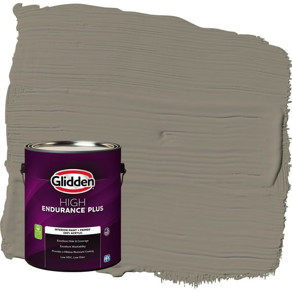 Glidden HEP Roller Coaster / Tan Eggshell Interior Paint with Primer, 1 Gallon