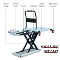 thumbnail image 6 of 660lbs Hydraulic Lift Table Cart, 39" Lifting Height Electric Scissor Lift , Portable Scissor Jack With Four Wheels, Furniture Lift Mover Tool Set, For Material Handling & Transportation, 6 of 9