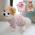 thumbnail image 3 of Letter Print Pet Pullover - Keep Warmth Soft Texture - Fashionable Dogs Sweatshirt - Winter Costume, 3 of 8