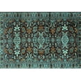 thumbnail image 1 of Ahgly Company Indoor Rectangle Persian Light Blue Traditional Area Rugs, 8' x 10', 1 of 4