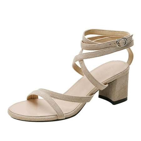 XDDST Beige Sandals for Women 2024 Comfortable Sexy Slim High Heel Party Women Shoes High Heels Heels Fashion Shoes for Women