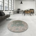 thumbnail image 4 of Ahgly Company Machine Washable Indoor Rectangle Industrial Modern Army Brown Area Rugs, 8' x 12', 4 of 7