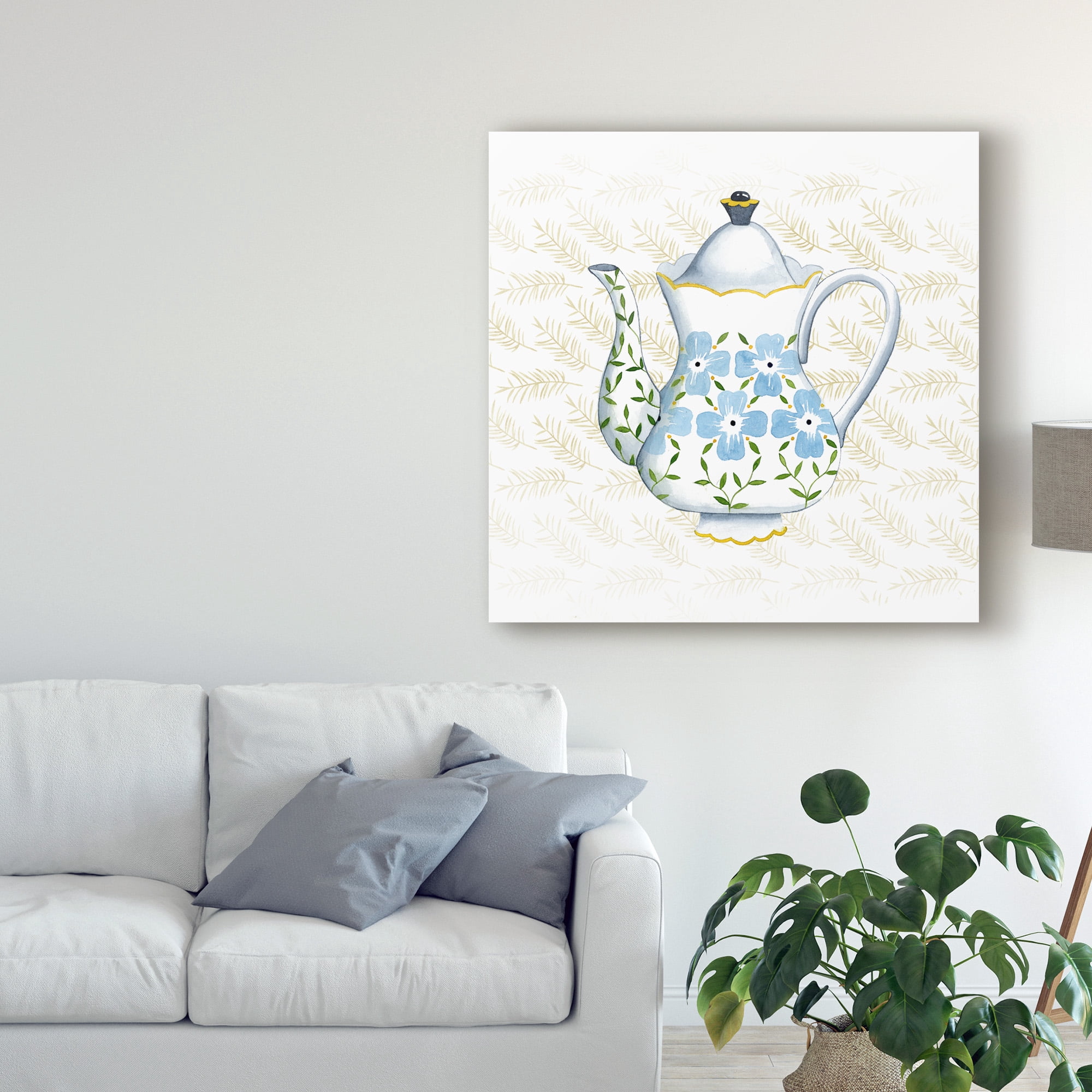 Trademark Fine Art 'Sweet Teapot I' Canvas Art by Grace Popp