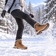thumbnail image 2 of CC-Los Women's Ankle Hiking Winter Snow Boots Faux Fur Lined Warm, 2 of 7
