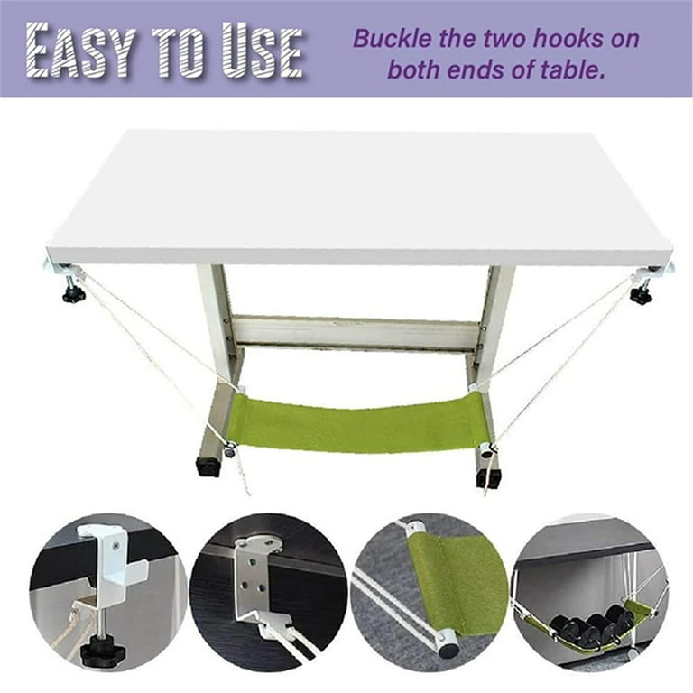 Lighten up Portable Desk Feet Hammock Foot Chair Care Under Desk Hammock  Outdoor Rest Cot Office