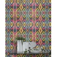 thumbnail image 5 of Rasch Villon Multicolor Ikat Wallpaper, 5 of 5