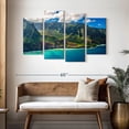 thumbnail image 3 of Elephant Stock Kauai Wall Art - Horizontal Multi Panel Canvas - Living Room Wall Decor - Beach Multi Panel - Brown And Green Decor - 52" x 32", 3 of 8