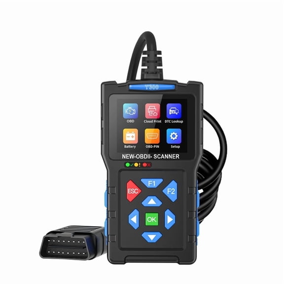 T300 OBD2 Scanner Superior Diagnostic Tool Check Engine Code Reader with Reset Mode 6 Mode 8 Readiness for All Cars