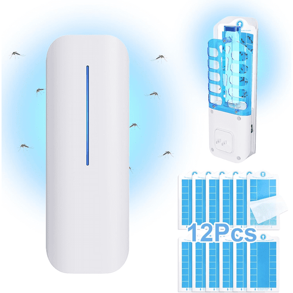 Flying Insect Attractor Plug-in for Indoor Use, 9W UV Night Light for Home and Office
