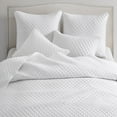 thumbnail image 4 of Bonlino Quilt Bedding Set Bed Queen - Lightweight Soft Quilt Summer Farmhouse Quilt Set, Modern Boho Style Striped as Bedspread Coverlet, with 2 Pillow Shams for Home Bedroom All Season (White, Queen), 4 of 7