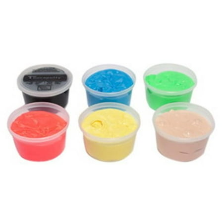 Fabrication Enterprises  Theraputty Plus protective Exercise Putty, 1 lbs - Set of 6