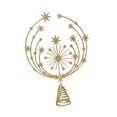 thumbnail image 5 of Xmas Tree Topper Holiday Decoration Christmas Ornament Gold Star Classic Design for Indoor Living Room Decor, 5 of 9