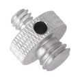 thumbnail image 1 of 1/4in And 3/8in Camera Screw Adapter Mount, Camera Screw Adapter Uniform Force  For Ball Head Silver, 1 of 8