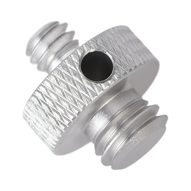 1/4in And 3/8in Camera Screw Adapter Mount, Anodic Oxidation Camera Screw Adapter For Camera Cage Silver