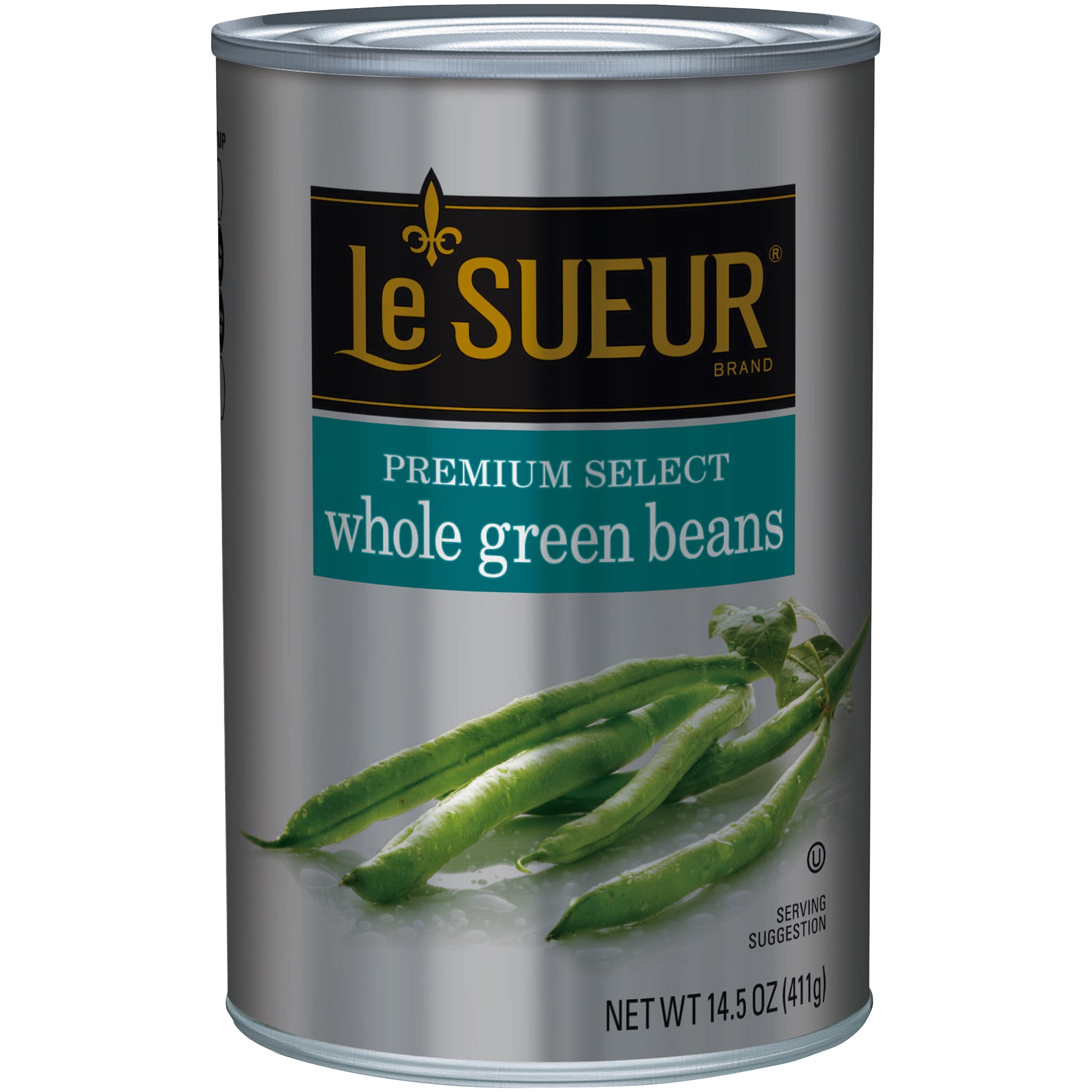 (12 pack) Le Sueur Premium Whole Green Beans, 14.5 oz, Can