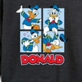 thumbnail image 3 of Mickey & Friends - Donald Duck Grid - Women's Lightweight French Terry Long Sleeve Shirt, 3 of 5
