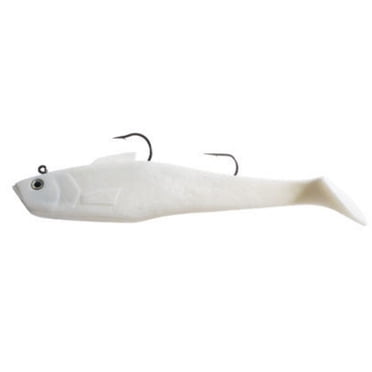 Storm WildEye Swim Shad – Leurres Souples Pré-rigés, 3 1/4 Oz, Perle, Lot De 2