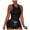 Black-64, variant on REALiKUN Workout Sets for Women 2 Piece Seamless Ribbed Crop Tank High Waist Shorts Yoga Outfits Blue XL